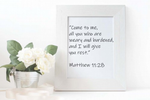 Verse on rest